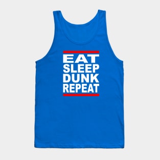 eat sleep dunk repeat wht Tank Top